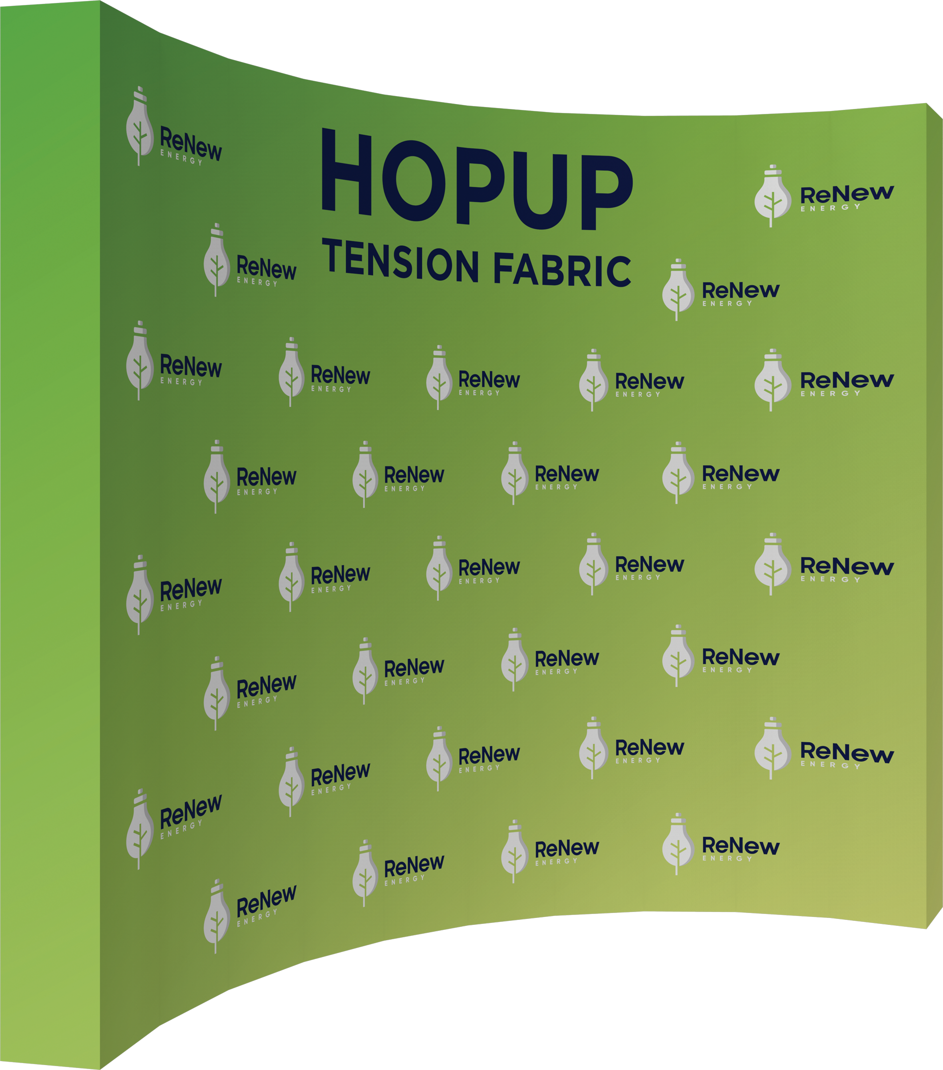Hopup 13ft Curved Extra Tall Tension Fabric Display