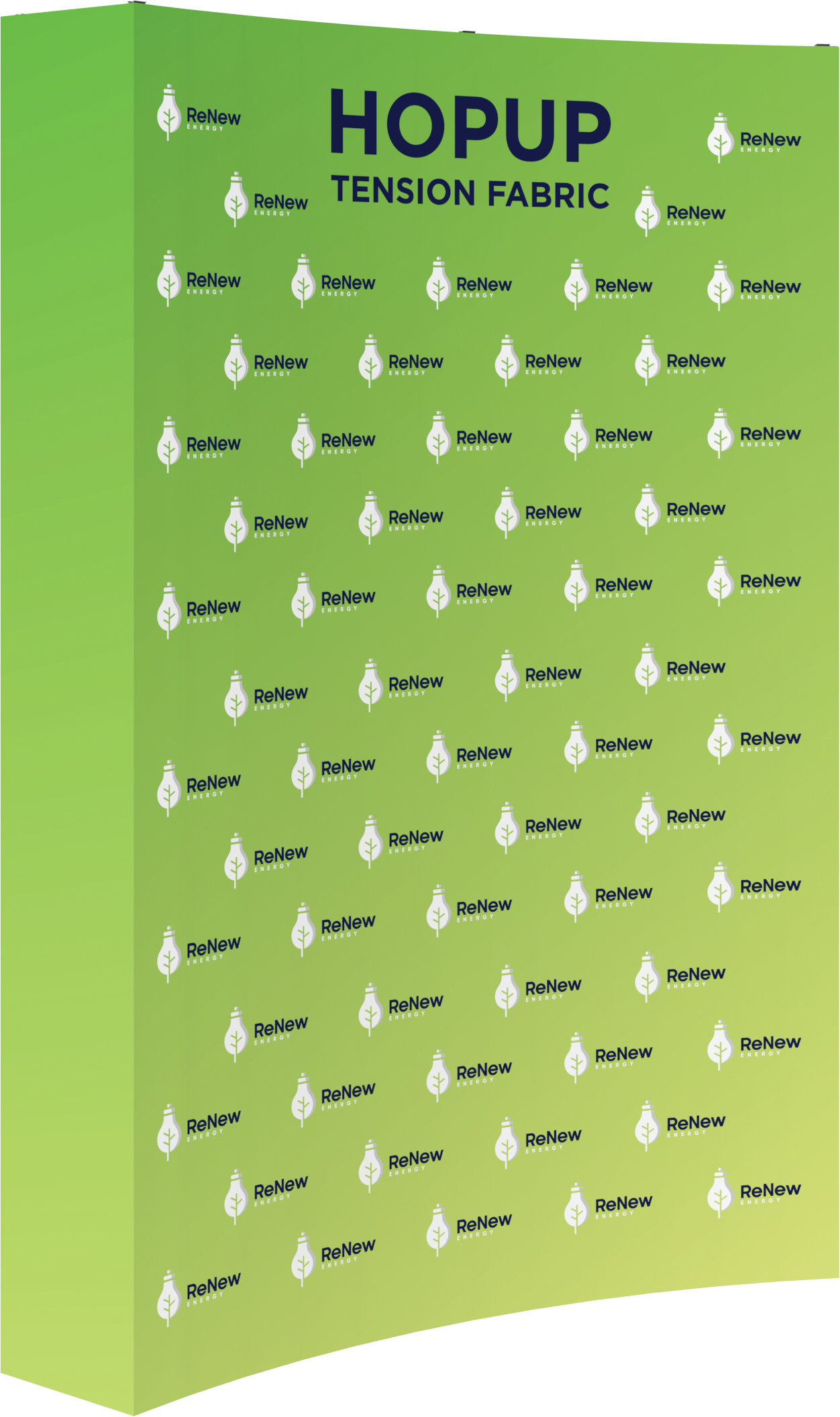 Hopup 5.5ft Curved Full Height Tension Fabric Display