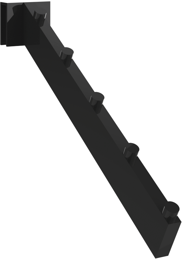 MODify 5 Peg, 12" Waterfall for Towel Bar