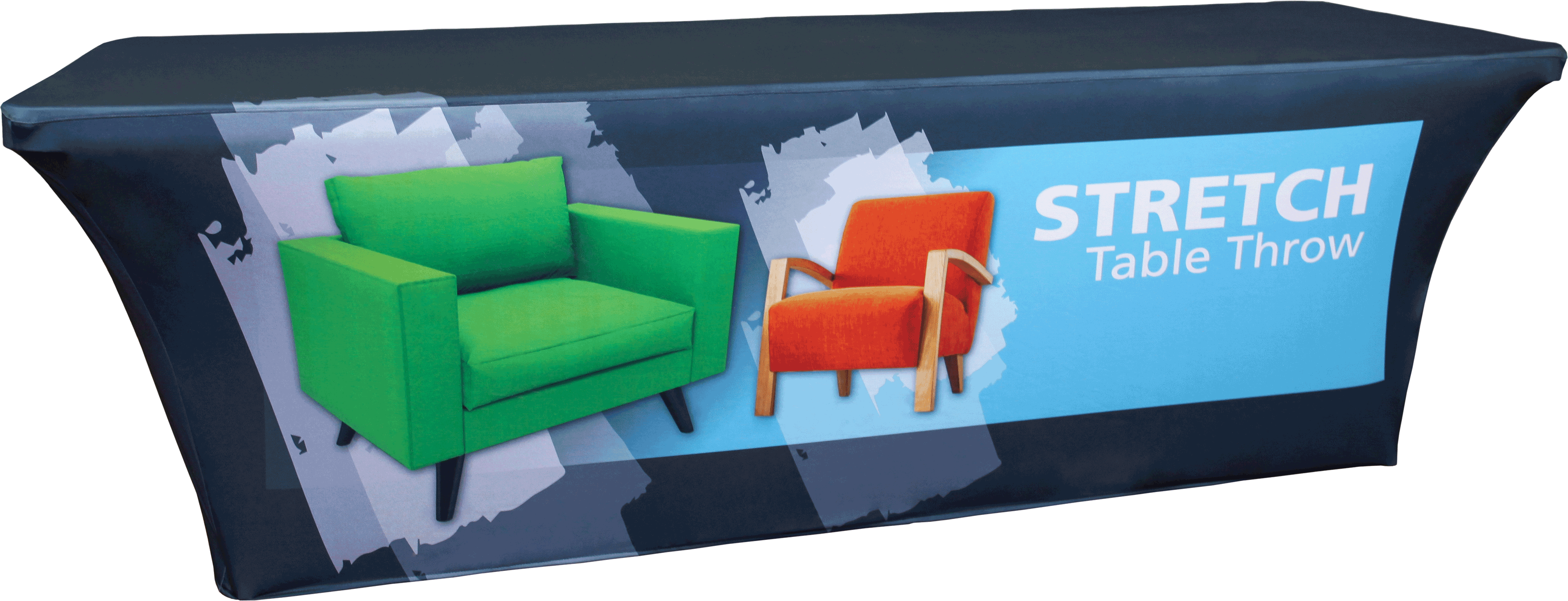 Stretch Dye Sub Table Throw