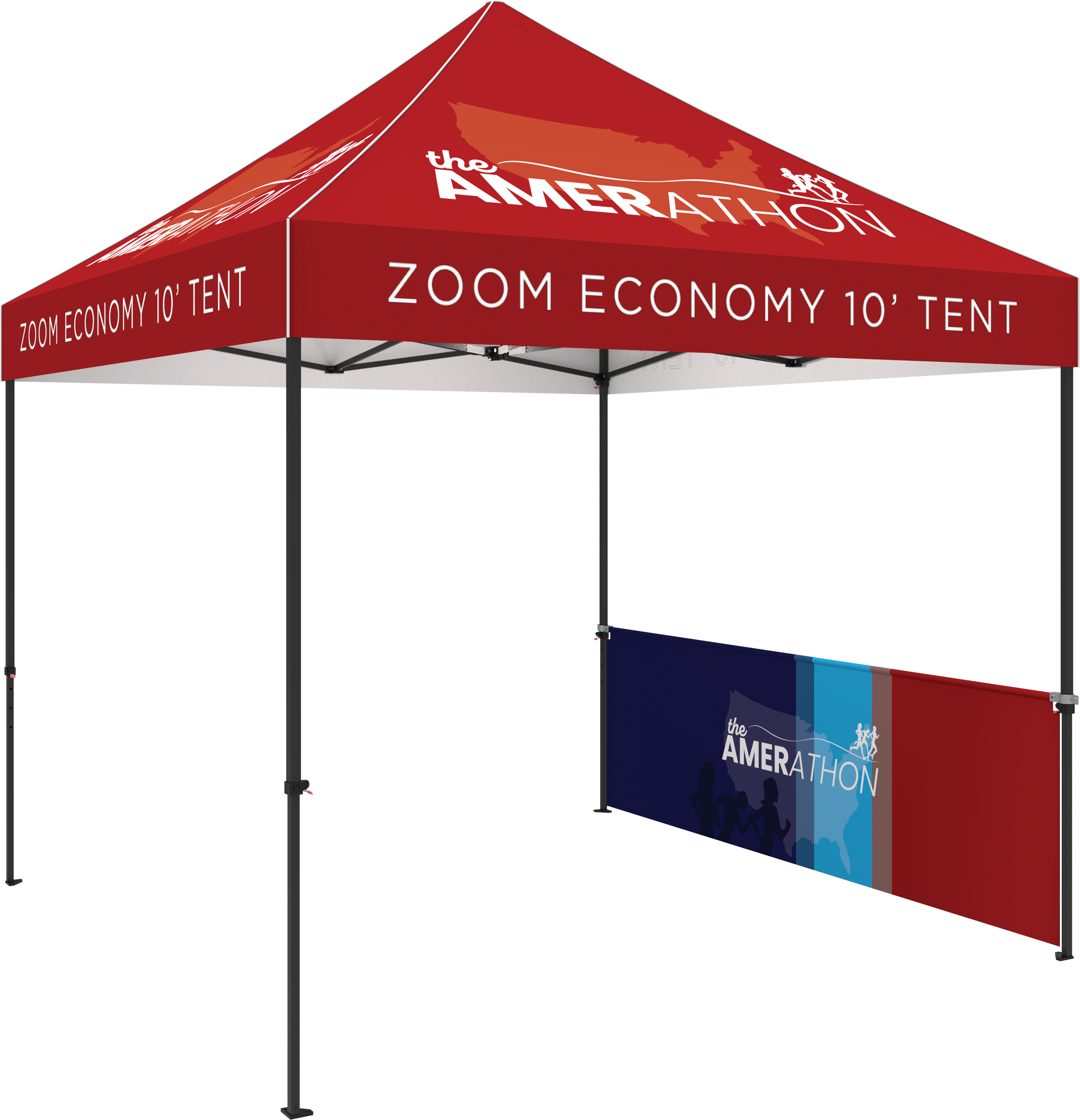 Zoom Economy and Standard 10' Popup Tent Half Wall Kit Only
