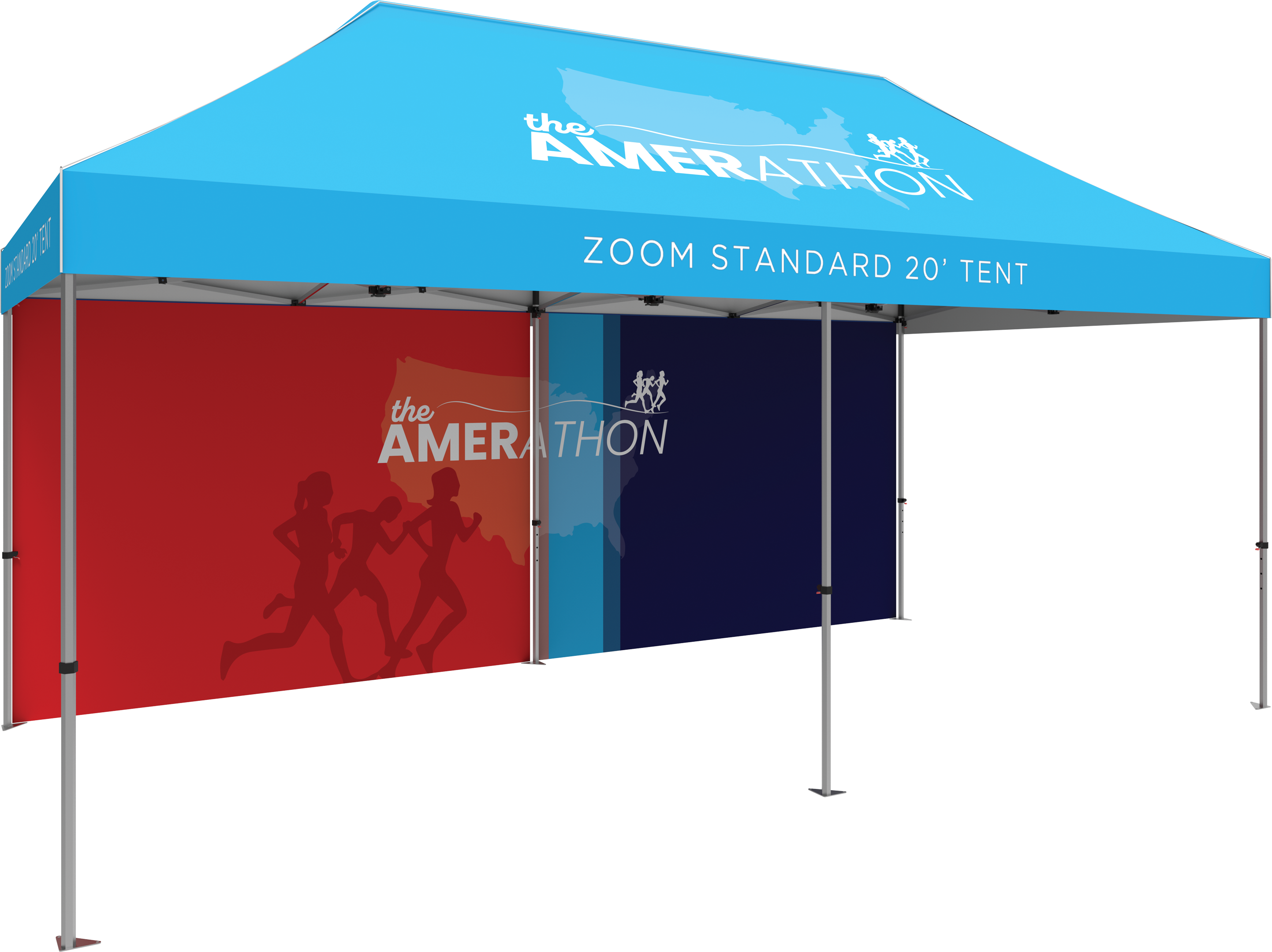 Zoom Standard 20' Popup Tent Full Wall Only