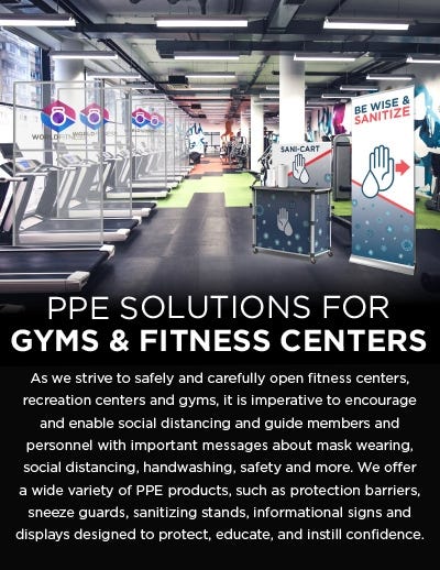 PPE for Fitness Centers Gyms