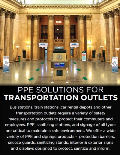 PPE for Transportation Outlets
